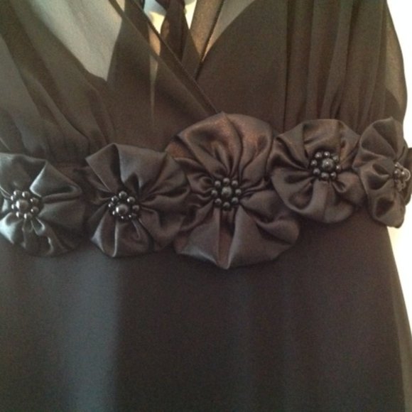 CONNECTED APPAREL BLACK SEMI-FORMAL DRESS - Picture 3 of 5